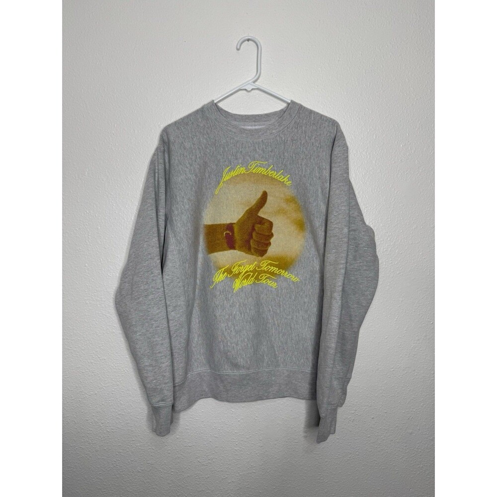Justin Timberlake Sweatshirt Size M The Forget Tomorrow World Tour 2024 Unisex